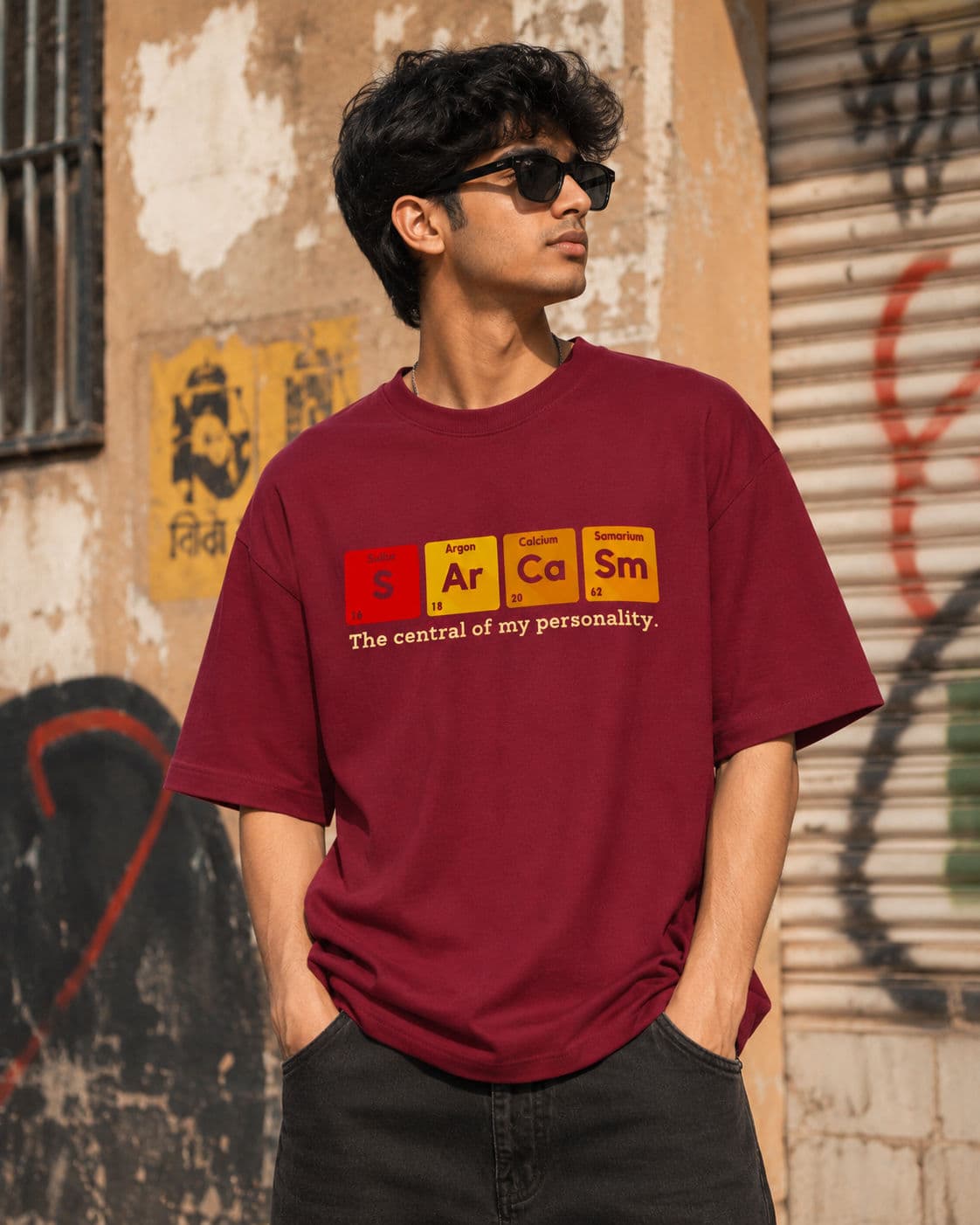 SArCaSm Drop Shoulder T-Shirt